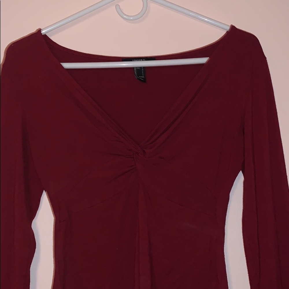 Red bodysuit